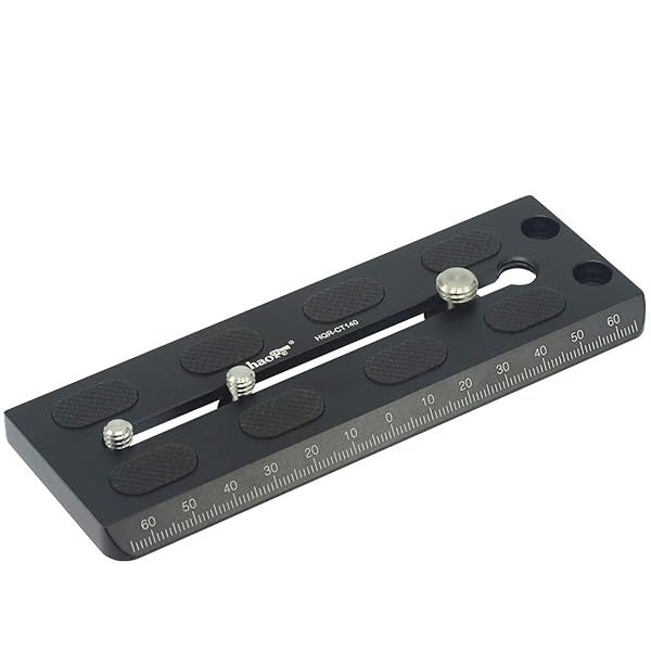 Haoge 140mm Quick Release Plate for CARTONI Focus 8S HD e-Focus Lambda 10 Spinhead Tripod Fluid Video Head