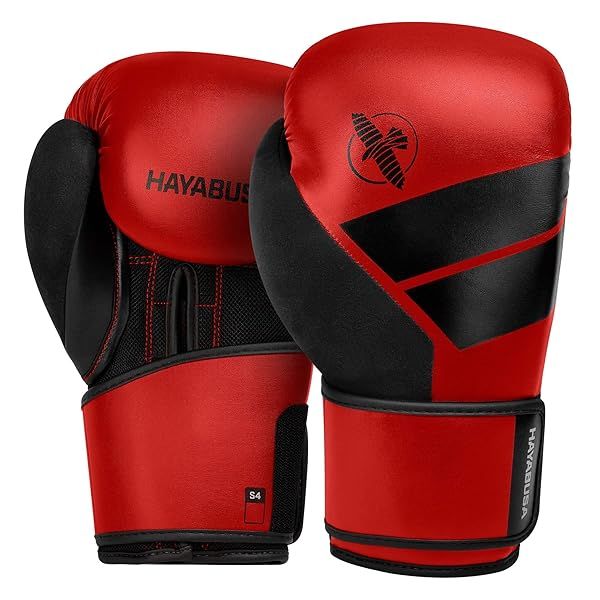 Hayabusa S4 Boxing Gloves 14 oz - Red for Men & Women | Ultimate Comfort & Performance
