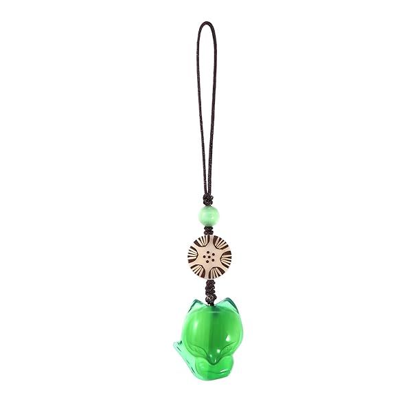 Cartoon Fox Phone Charm Key Chain - Hemobllo Green Cell Phone Strap & Pendant Decor