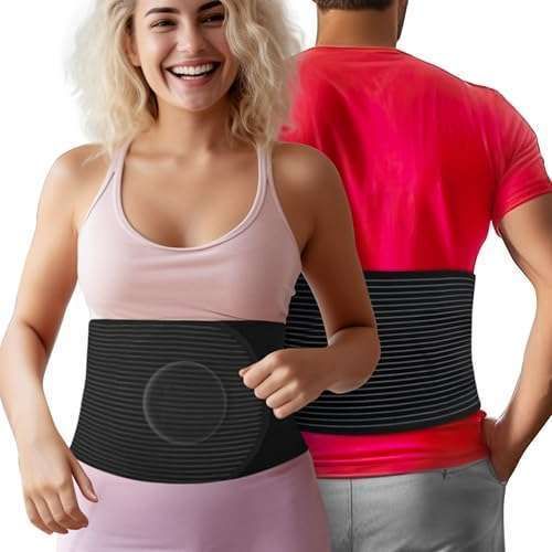"Ultimate Hernia Belt & Abdominal Binder for Men & Women | Post-Surgery & Pregnancy Support | L/XL 30"-50" Size"