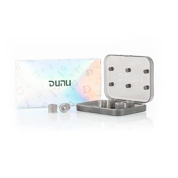 HiFiGo DUNU SandS Earbud Tips for 4.0mm-6mm Nozzle, Silicone Ear Tips Replacement for Da Vinci, Explorer, Titan S2, Wireless Wired Earphones (M(3