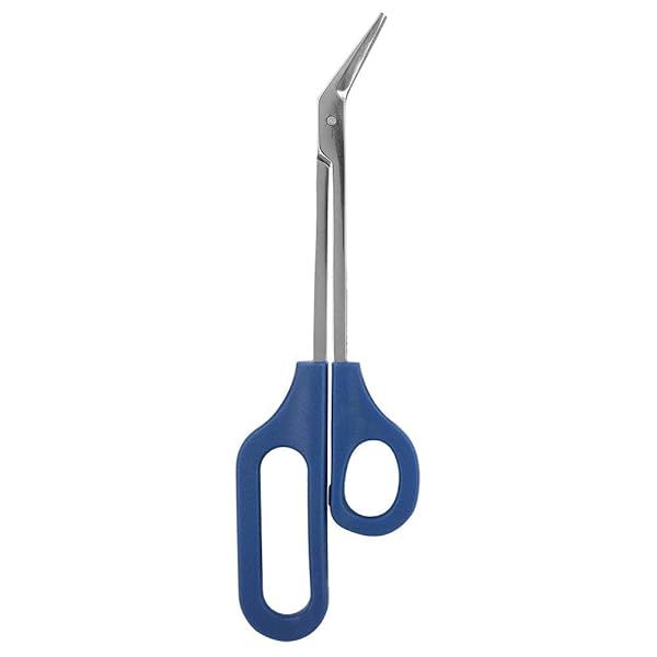 Hilitand Long Handle Stainless Steel Scissors - Easy Grip Nail Scissors 20x6cm for Precision Cutting