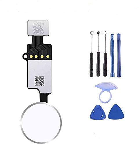Home Button Flex Cable Replacement for iPhone 7 7 Plus 8 8 Plus Touch ID with Repair Tools OEM Silver