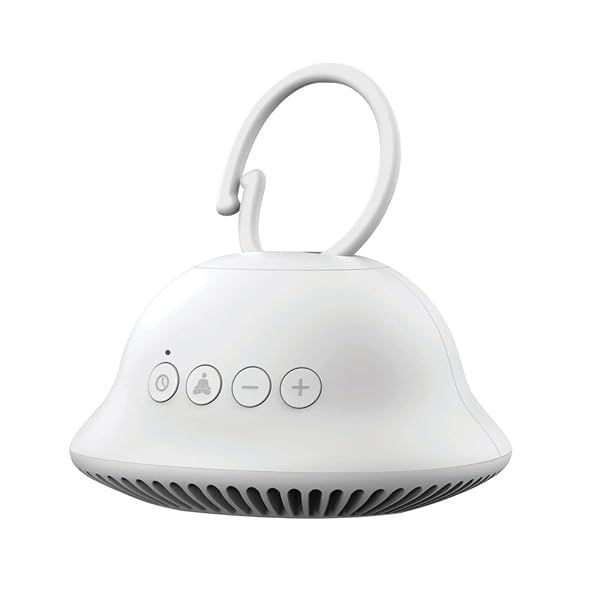 Portable Homedics Sound Machine for Babies: White Noise, Heartbeat & Lullabies for On-the-Go Parents