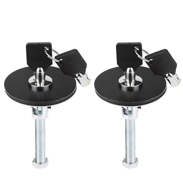 Universal Hood Lock Kit - Secure Your Car with Black Bonnet Cover Lock & Key Pin