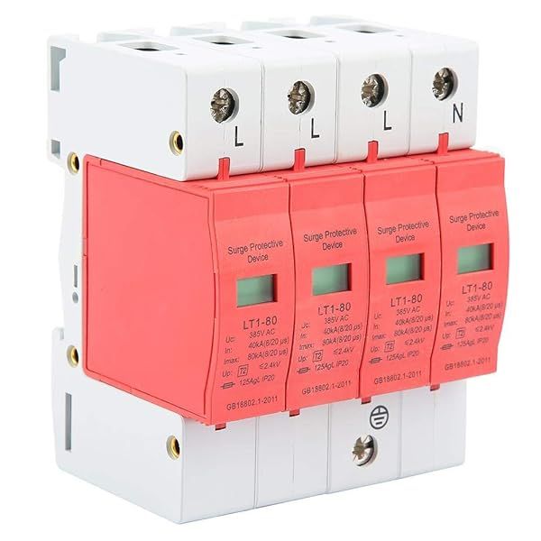 Top-Rated House Surge Protector: 4P Arrester Device for Lightning & EMP Protection (40-80KA)