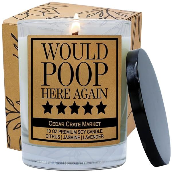 Funny Housewarming Candle Gift for New Home 2025 Ideal for Women Men Friends Cool Neighbor Present Ideas 100 Soy Wax Made in USA