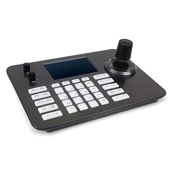 Buy Hsility PTZ Controller with 5-Inch LCD Screen - POE Network 4D Joystick for Indoor Cameras