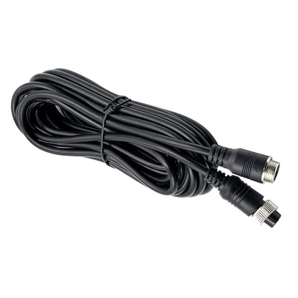 Hxchen 5M 16FT Car 4Pin Aviation Video Extension Cable for CCTV Rearview Camera Truck Trailer Camper Motorhome Waterproof Shockproof System