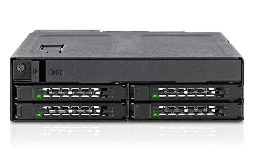 ICY DOCK ToughArmor MB604SPO-B 4 Bay 2.5 SAS SATA SSD HDD Slim Optical Disk Drive Enclosure