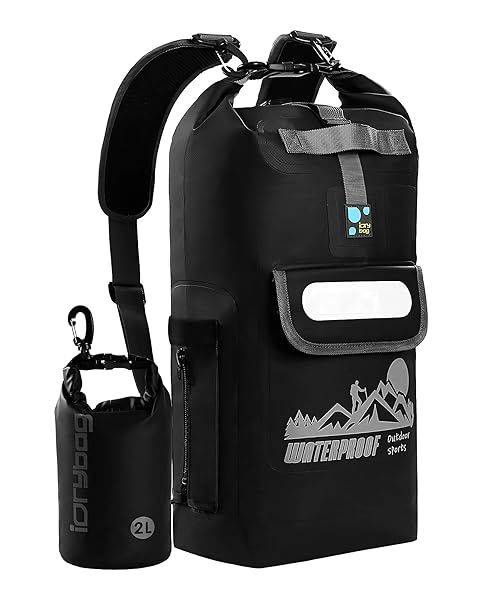 IDRYBAG Waterproof Dry Bag Backpack 20L 30L 40L for Men Floating Dry Sack Ideal for Kayaking and Outdoor Adventures