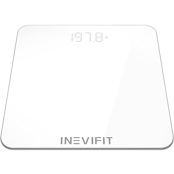 INEVIFIT Bathroom Scale Highly Accurate Digital Body Scale for Multiple Users with 5-Year Warranty