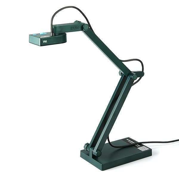 IPEVO V4K 8MP USB Document Camera: Ultra HD for Mac, Windows & Chromebook - Perfect for Live Demos & Remote Teaching