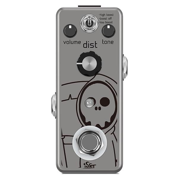 ISET Grim Heavy Metal Guitar Pedal True Bypass for Electric Guitar and Bass