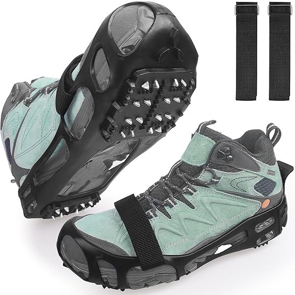 Top Ice Cleats for Snow & Ice: Non-Slip Crampons with Removable Straps for Safe Walking