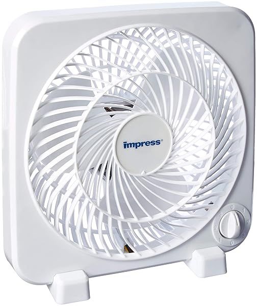 Impress 9-Inch 3-Speed Box Fan Review: Compact Cooling Solution for Home & Office