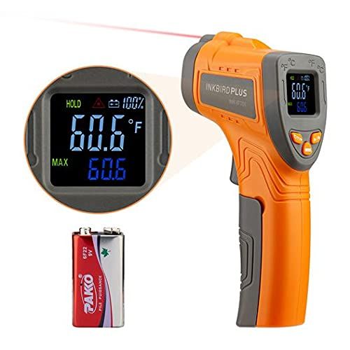 Inkbird Infrared Thermometer Gun Digital Laser Temperature Gun for Kitchen Pizza Oven Deep Frying and Daily Uses Not for Human