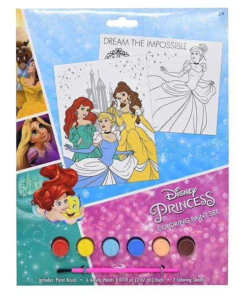 Transform Creativity with Innovative Princess Poster Paint Set - Perfect for Young Artists!