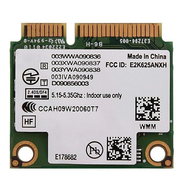 Intel 6250 WiMax Mini Dual Band WiFi Card - PCI-E 802.11 A/B/G/N for Dell, Asus, Toshiba PCs