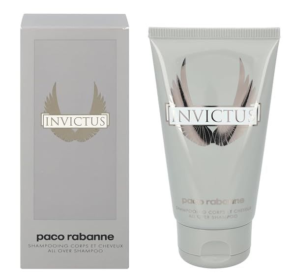 Invictus by Paco Rabanne All Over Shampoo 150ml - No Cellophane, Ultimate Freshness & Cleanse