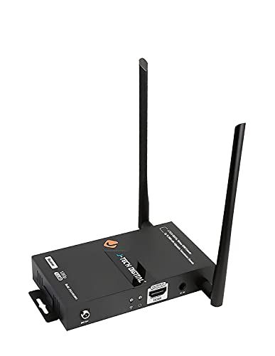 J-Tech Digital Wireless HDMI Extender 1x2 - 200ft 1080P, HDMI Loop Output & IR Passthrough (Receiver Only)