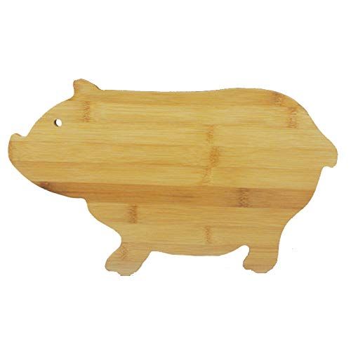 "JB Home Collection Bamboo Wood Cutting Board 13.75"x8.25" - Durable Serving Board for Kitchen & Entertaining"