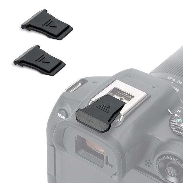 JJC 2-Pack Hot Shoe Cover for Canon EOS R Series - Protects R50, R10, R8, R7, R6 II, R5 II, R5C, R3 - Replaces ER-SC2