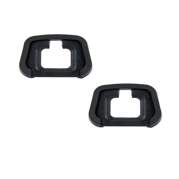 JJC Camera Eyecup for Nikon Z7 II, Z6 III, Z5 - Soft Silicone Eye Piece Replacement (2 Pack)