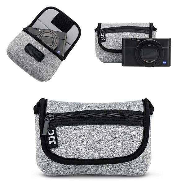 JJC Compact Camera Case for Sony ZV-1 II, Canon G7X, Olympus TG-7 & More - Travel Pouch Sleeve