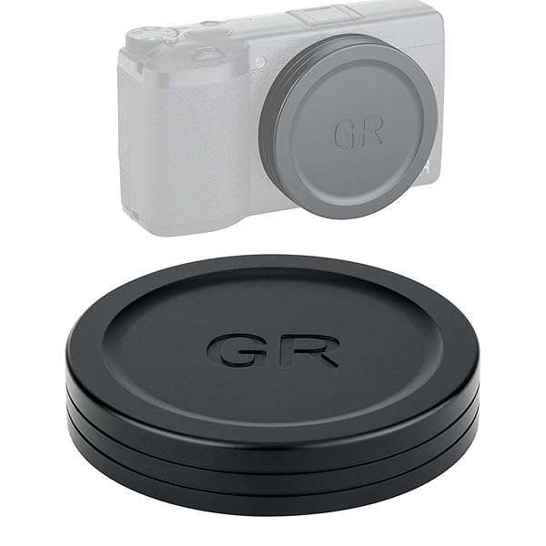 JJC LC-GR3 Metal Lens Cap for Ricoh GR III/IIIx/II - Premium Aluminium Alloy Protection