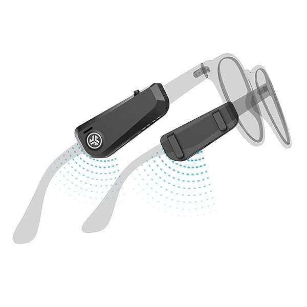 JLab JBuds Frames: Wireless Open-Ear Audio Glasses with 8-Hour Bluetooth Playtime