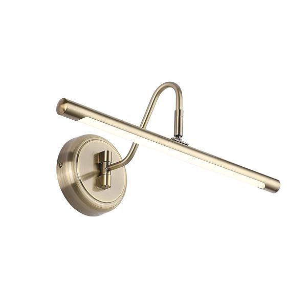 "JOOSENLUX Modern LED Picture Light - 16.54" Accent Spotlight, 9W, Antique Bronze, 3000K Natural White for Art Decor"