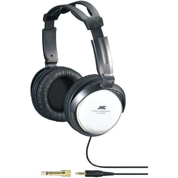 JVC HARX500 Full-Size Silver Headphones: Ultimate Sound Quality & Comfort