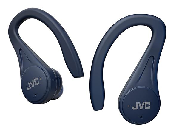 JVC Sport True Wireless Earbuds Headphones, Lightweight and Compact, Long Battery Life (up to 30 Hours), Sound with Neodymium Magnet Driver, Water