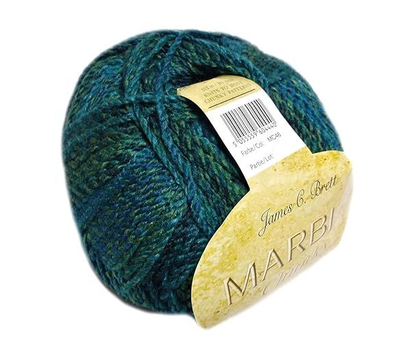 James C. Brett Marble Chunky Yarn in Oceana - Perfect for Cozy Knits & Crafts