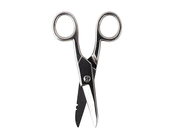 Jonard Tools ES-1964DS: Stainless Steel Electrician's Scissors for Reduced Hand Fatigue