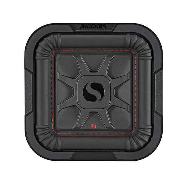 "Buy Kicker 46L7T82 8" Shallow Mount Subwoofer - L7T Square Design for Powerful Car Audio"
