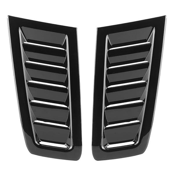 KIMISS ABS Car Bonnet Air Vent Modified Hood for RS MK2 Bright Black SIAT26105