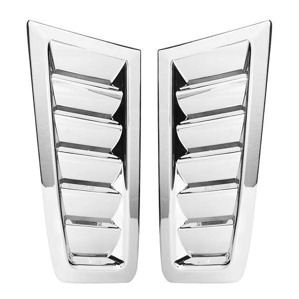 KIMISS Hood Vents ABS Car Bonnet Air Vent for RS MK2 Modified Hood Air Fits Perfectly