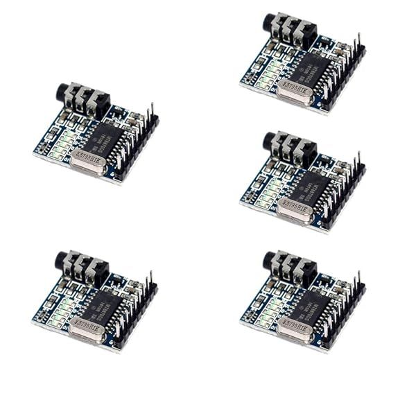KOOBOOK 5Pcs MT8870 DTMF Voice Decoder Module for Arduino Telephone Audio Speech Decoding
