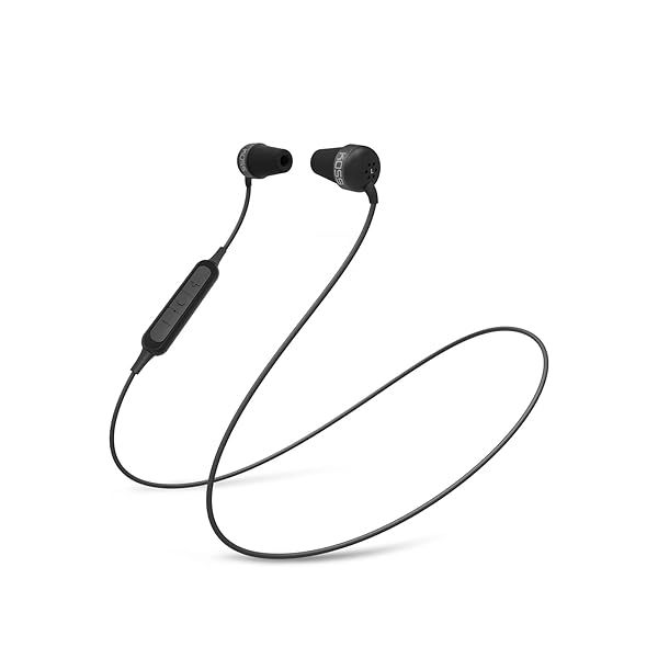 Buy KOSS The Plug Wireless Bluetooth Earbuds - Noise Isolating, In-Line Mic, Memory Foam Cushions, Black