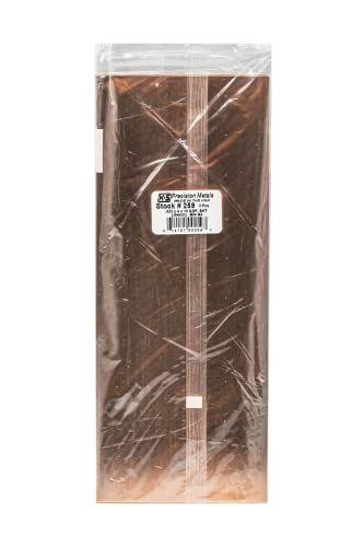 "Buy K&S Precision Metals 259 Copper Sheets - 4" x 10" x .025" Thick, 3 Count for Precision Projects"