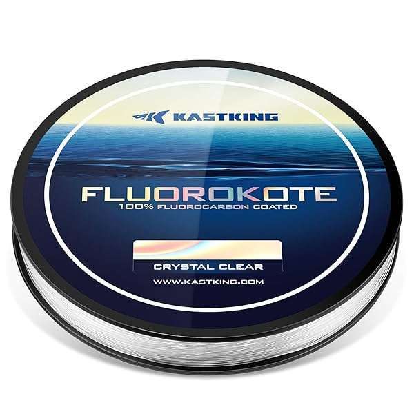 Buy KastKing FluoroKote 6LB Fluorocarbon Coated Fishing Line - 150 Yards for Superior Strength & Sensitivity