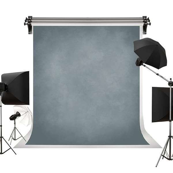 Kate 5x7ft Abstract Blue Grey Backdrop for Vintage Portrait Photography - Perfect for Stunning Photos