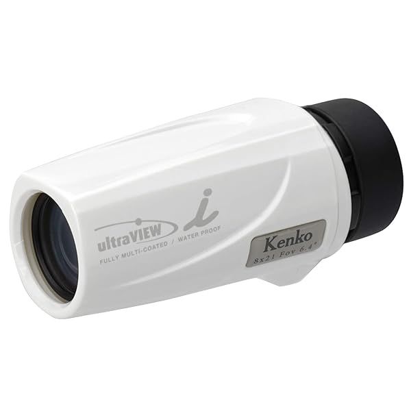 Kenko 230008 Ultra View I Monocular 8x21 - Waterproof, Fully Multi-Coated, Compact & High-Quality Optics