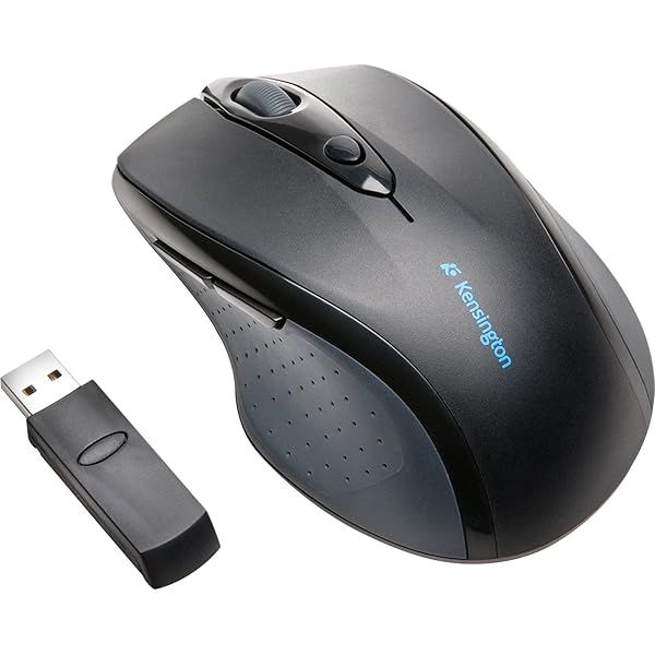Buy Kensington Pro Fit Full-Size Wireless Mouse (K72370US) - Black/Silver | Ergonomic Design & Reliable Performance