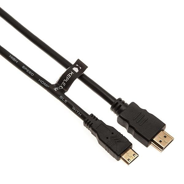 Keple Mini HDMI Cable High Speed 3m for Nikon Hc-e1 Connectors