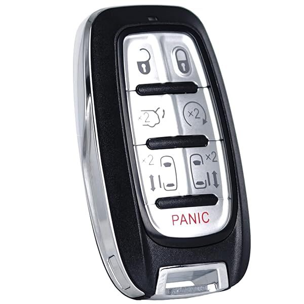 Chrysler Pacifica Key Fob Replacement 2017-2021 | Smart Keyless Entry Remote M3N-97395900, 68217832AC, 7 Buttons