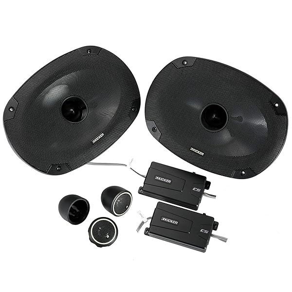 Buy Kicker 46CSS694 CS-Series 6x9-Inch Component System with Tweeters - High-Quality Sound, 4-Ohm Pair