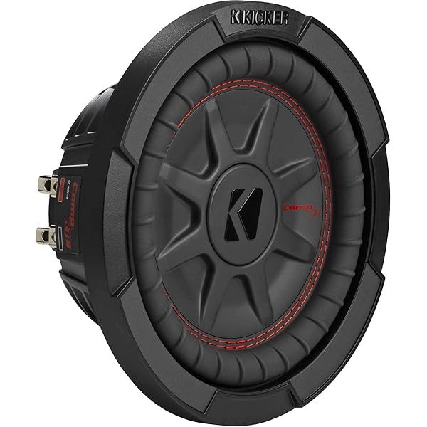 KICKER 48CWRT82 CompRT 8 Inch Subwoofer DVC 2 Ohm High Performance Audio System